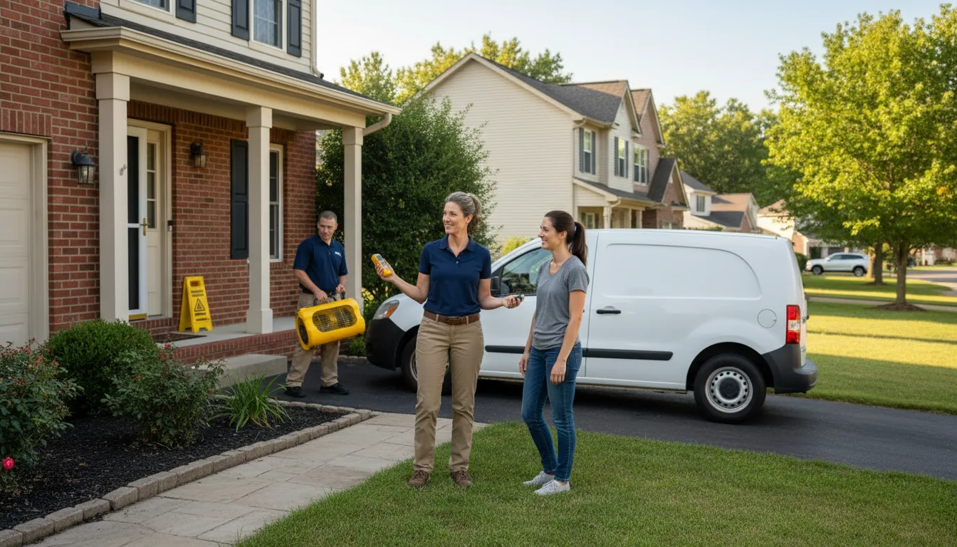 Water restoration image for Dehumidification And Cleanup Services in Dowelltown, TN